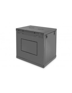 Rack mural 12UA 638x600x450 mm, color negro 2