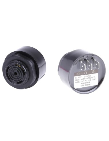 SIRENA PARA CHASIS 6-28V DOBLE TONO: CONTINUO & INTERMITENTE  FASTON