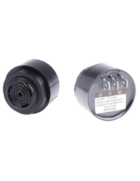 SIRENA PARA CHASIS 6-28V DOBLE TONO: CONTINUO & INTERMITENTE  FASTON