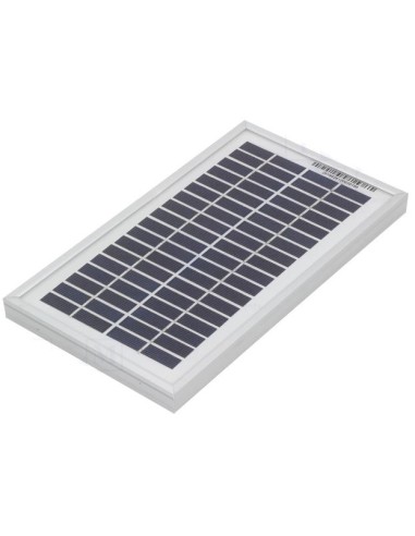 PLACA SOLAR SILICIO POLICRISTALINO 251x140x17mm 3W 12V 170mA
