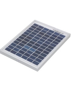PLACA SOLAR SILICIO POLICRISTALINO  251x186x18mm 5W 12V 280mA