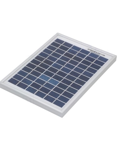 PLACA SOLAR SILICIO POLICRISTALINO  251x186x18mm 5W 12V 280mA