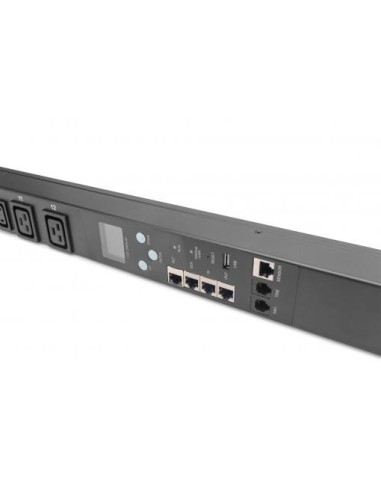 Regleta PDU con vigilancia de entradas, vertical, 16 A, 20 C13, 4 C19 Cable de 3 m.