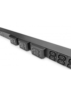 Regleta Smart PDU, vigilancia de entradas, 3 entradas 32 A, 30 salidas C13, 12 C19 2