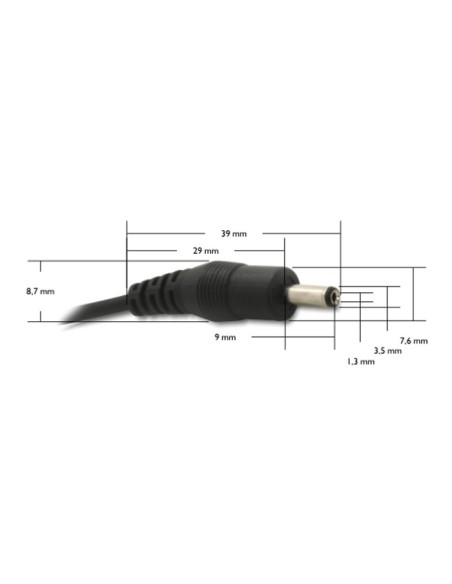 Cable DC 1.5mts USB/Jack 3.5mm x 1.35mm