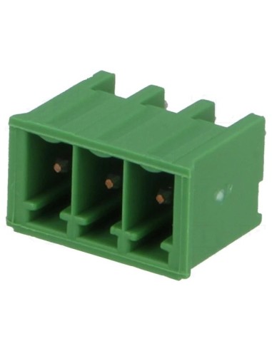 REGLETA BORNE DESMONTABLE MACHO PCB 3 CTS 3.5mm