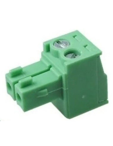 REGLETA BORNE DESMONTABLE HEMBRA AEREA 2 CTS 3.5mm