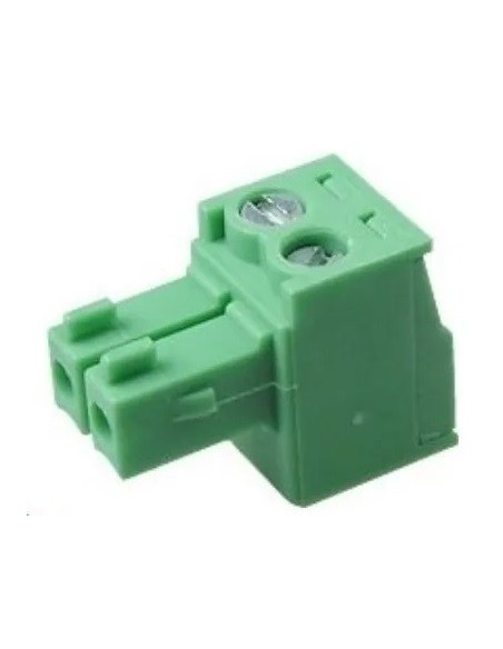 REGLETA BORNE DESMONTABLE HEMBRA AEREA 2 CTS 3.5mm