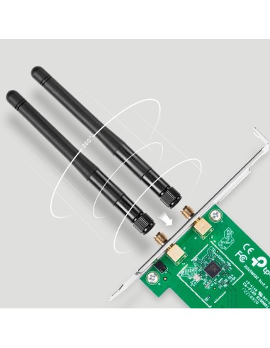 Adaptador PCI Express inalámbrico N a 300 Mbps