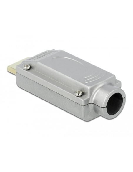 HDMI-A adaptador macho a bloque de terminales con carcasa metálica