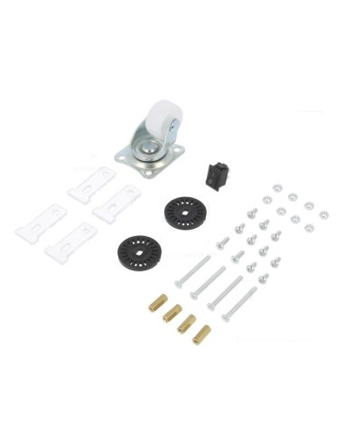 CHASIS COCHE 2 RUEDAS Y 2 MOTORES & 1 RUEDA LOCA