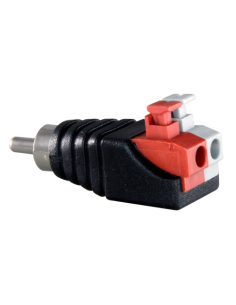 CONECTOR RCA MACHO A CONEXION CLIP