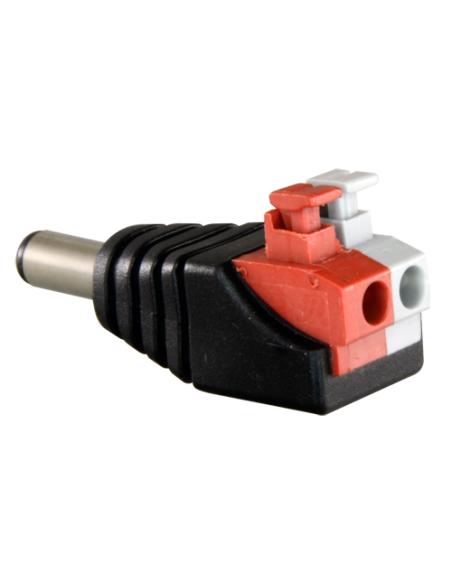 CONECTOR DE ALIMENTACION HEMBRA A CONEXION CLIP