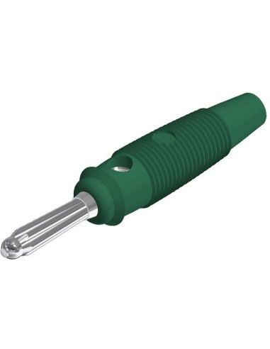 BANANA HIRSCHMAN MACHO 4MM 16A 60V VERDE