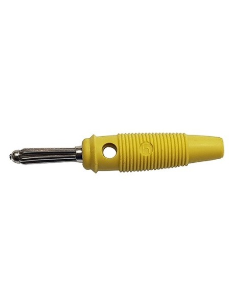 BANANA HIRSCHMAN MACHO 4MM 16A 60V AMARILLA
