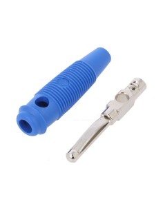 BANANA 4MM HIRSCHMANN 16A 60V AZUL
