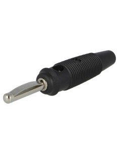 BANANA 4mm NEGRA HIRSCHMANN 16A 60V