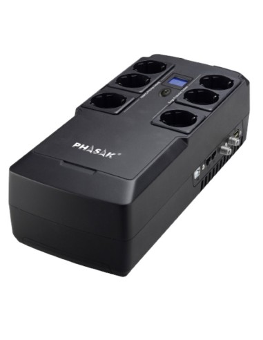 S.A.I. Phasak Kryptos 800VA USB + RJ + USB Charger