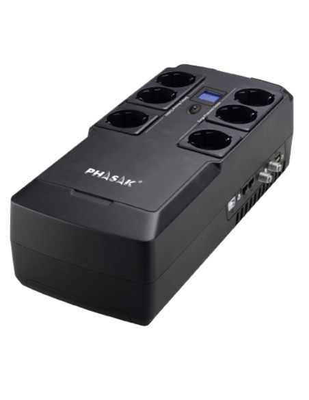 S.A.I. Phasak Kryptos 800VA USB + RJ + USB Charger