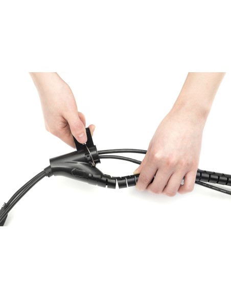 Cubre cable 5Mts negro 3cm diámetro