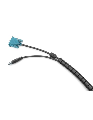 Cubre cable 5Mts negro 3cm diámetro