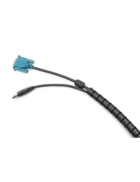 Cubre cable 5Mts negro 3cm diámetro