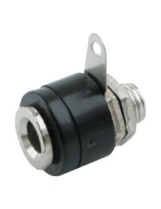 BANANA HEMBRA CHASIS 4MM NEGRA