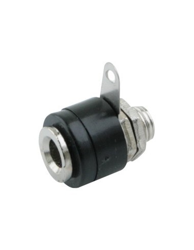 BANANA HEMBRA CHASIS 4MM NEGRA