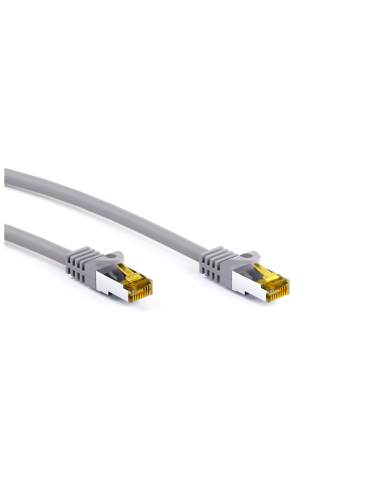 Cable RJ45 0.25mts Cat7 S/FTP gris