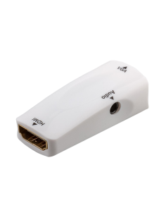 Adaptador HDMI hembra a VGA hembra + audio