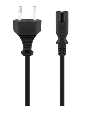 Cable alimentación 3Mts CEE 7/16 A IEC C7