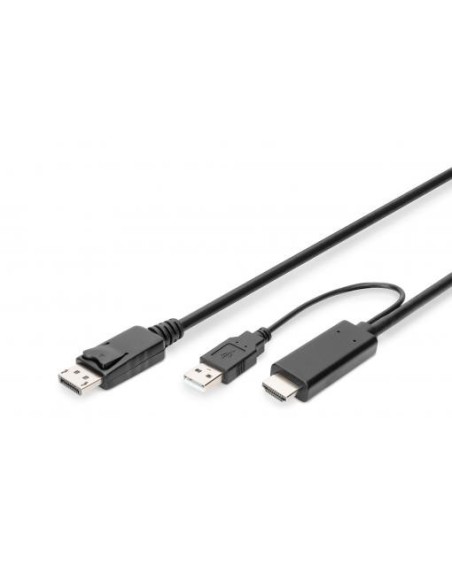 Cable adaptador 4K HDMI a DisplayPort 2 mts.