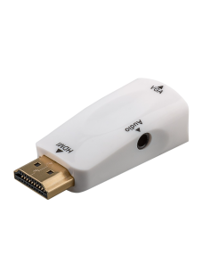 Adaptador HDMI Macho A VGA Hembra + Audio