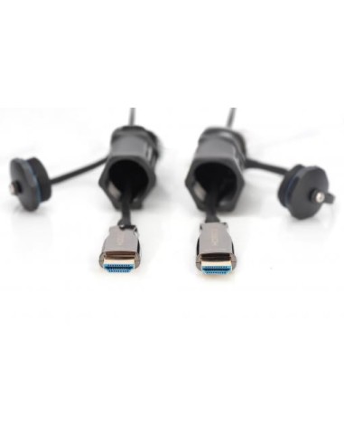 Cable HDMI 4K/AOC ,blindado con casquillo protector, 10 mts.