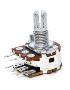 POTENCIOMETRO METALICO STEREO 220K LOGARIT