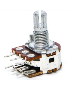 POTENCIOMETRO METALICO STEREO 10K LINEAL