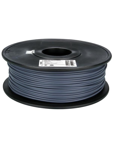 Filamento impresión 3D PLA 3MM Gris 750gr