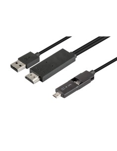 CABLE MICRO USB-HDMI PARA MÓVILES CON MHL