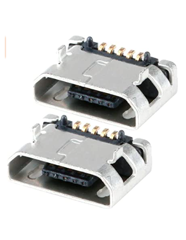 CONECTOR MICRO USB B DE 5P PARA CIRCUITO IMPRESO