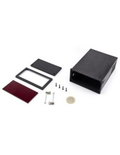 CAJA PLASTICO NEGRA 134x97x48mm CONECTABLE 2