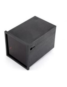 CAJA PLASTICO CONECTABLE NEGRA 70x96x96 mm.