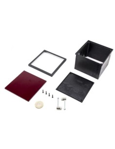 CAJA PLASTICO CONECTABLE NEGRA 70x96x96 mm. 2