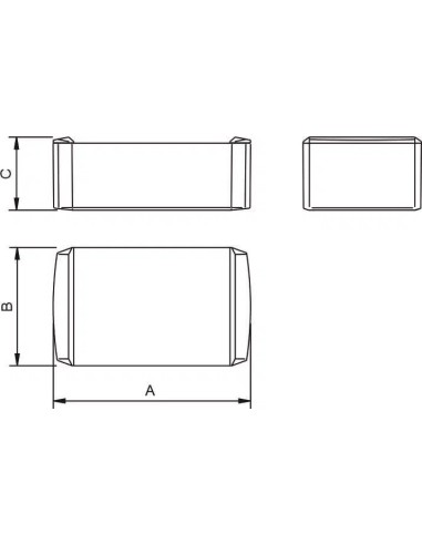 CAJA RETEX SERIE 103 EN ABS 190X115X71.5mm