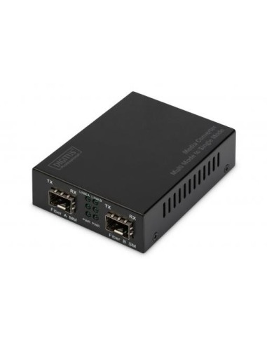 Convertidor de medios SFP Gigabit multimodo/monomodo