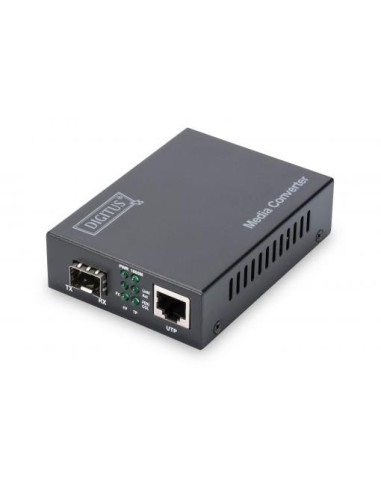 Convertidor de medios DIGITUS Gigabit RJ45 / SFP