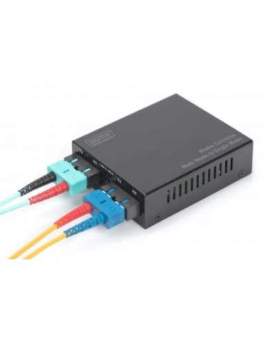 Convertidor de medios Fast Ethernet multimodo/monomodo SC/SC