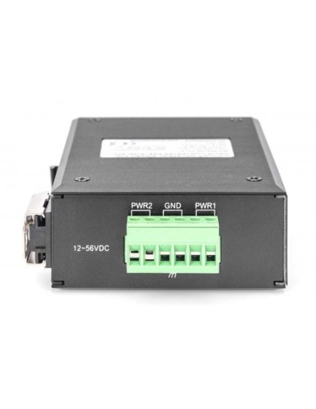 Conversor de medios Gigabit PoE industrial PSE, RJ45, SFP
