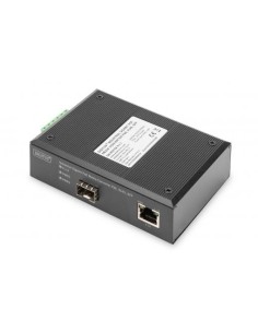 Conversor de medios Gigabit PoE industrial PSE, RJ45, SFP