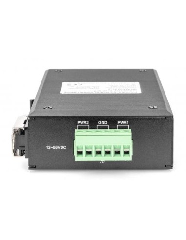 Convertidor de medios industrial Gigabit RJ45, SFP