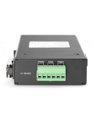 Convertidor de medios industrial Gigabit RJ45, SC 20km